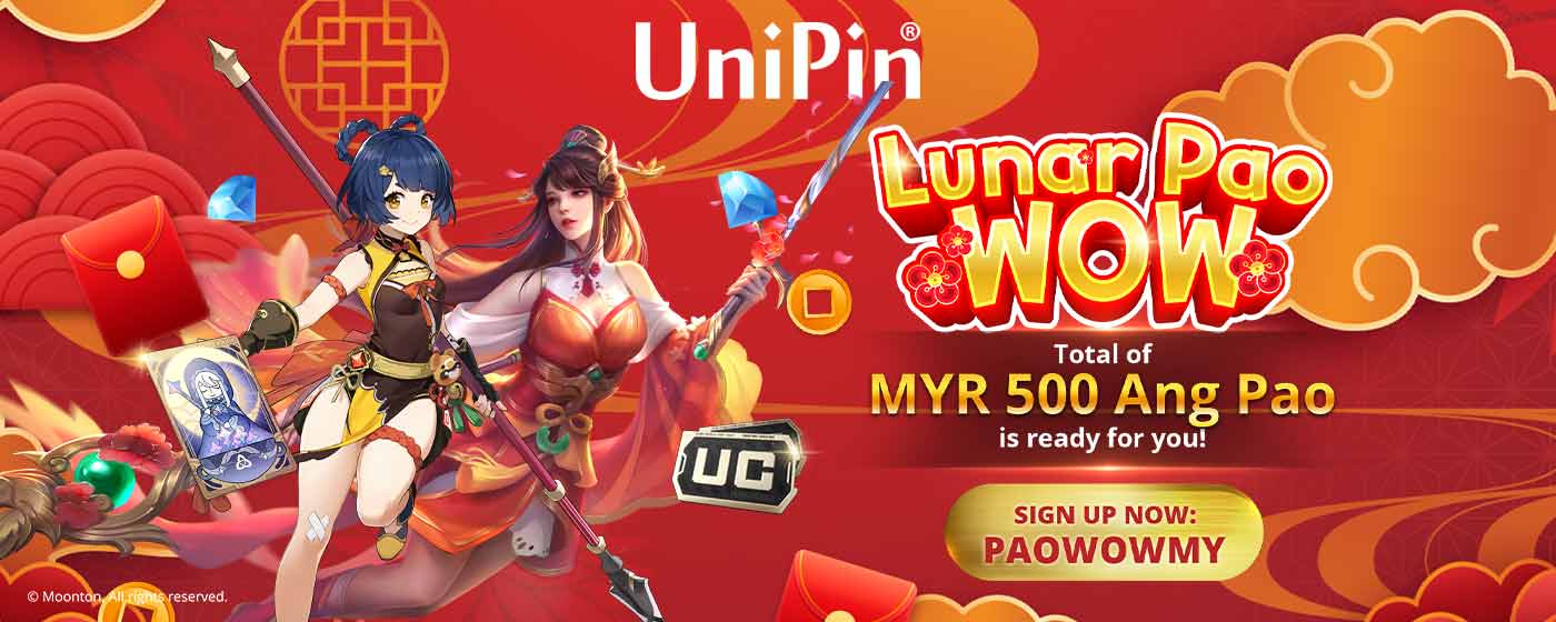 Lunar PAO WOW with UniPin Sign Up